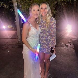 Lush Floral Long Sleeve Dress size S